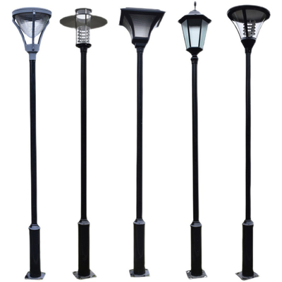 Courtyard Fence Decorative Garden Pole Lights Solar Powered 240x240x8MM 220-230V